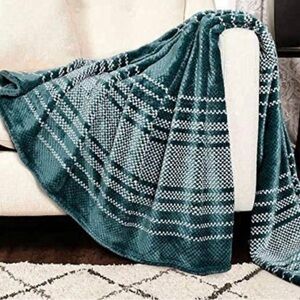 Life Comfort ECO Plush Teal Throw Blanket 60 x 70 Inches